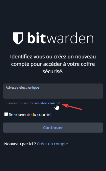 Connexion sur