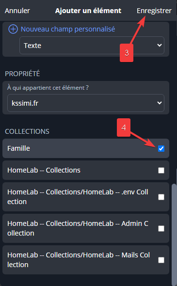Selectionne Famille